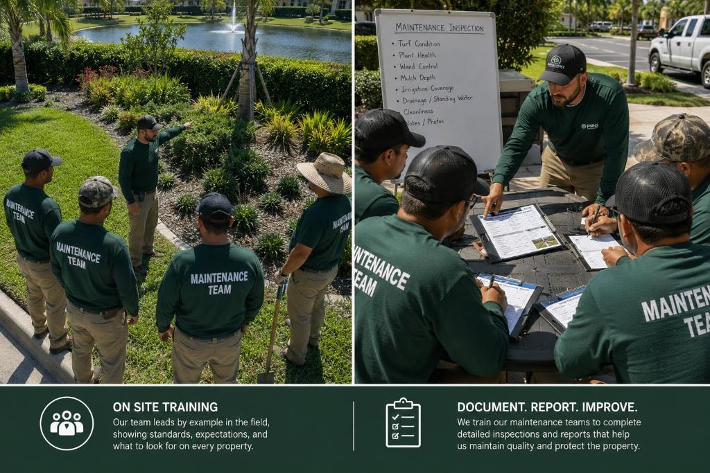 Maintenance Team Irrigation Setup & Training